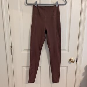 Girlfriend Collective Brown Compressive High Rise Leggings S